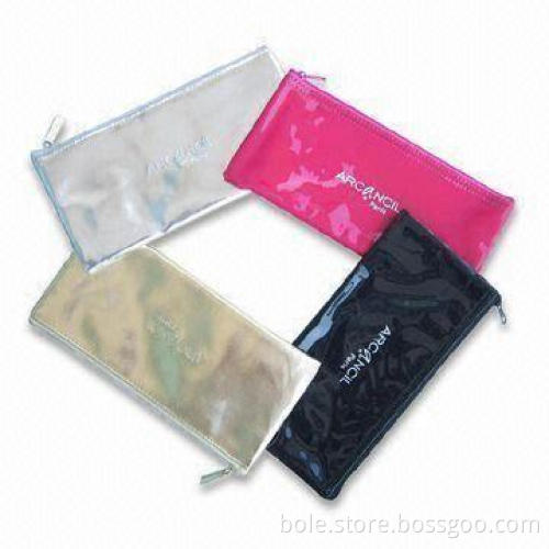 PVC Cosmetic Bags, Made of Vinyl, Simple Design and OEM Orders Welcomed